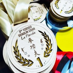 Medallas de madera...